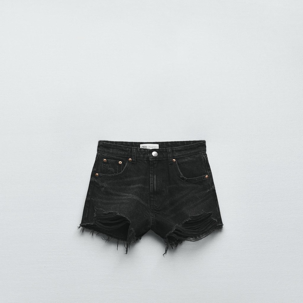NWT Zara High Waisted Jeans Shorts